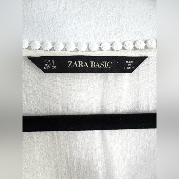Zara Peasant Blouse NWOT - Picture 4 of 5